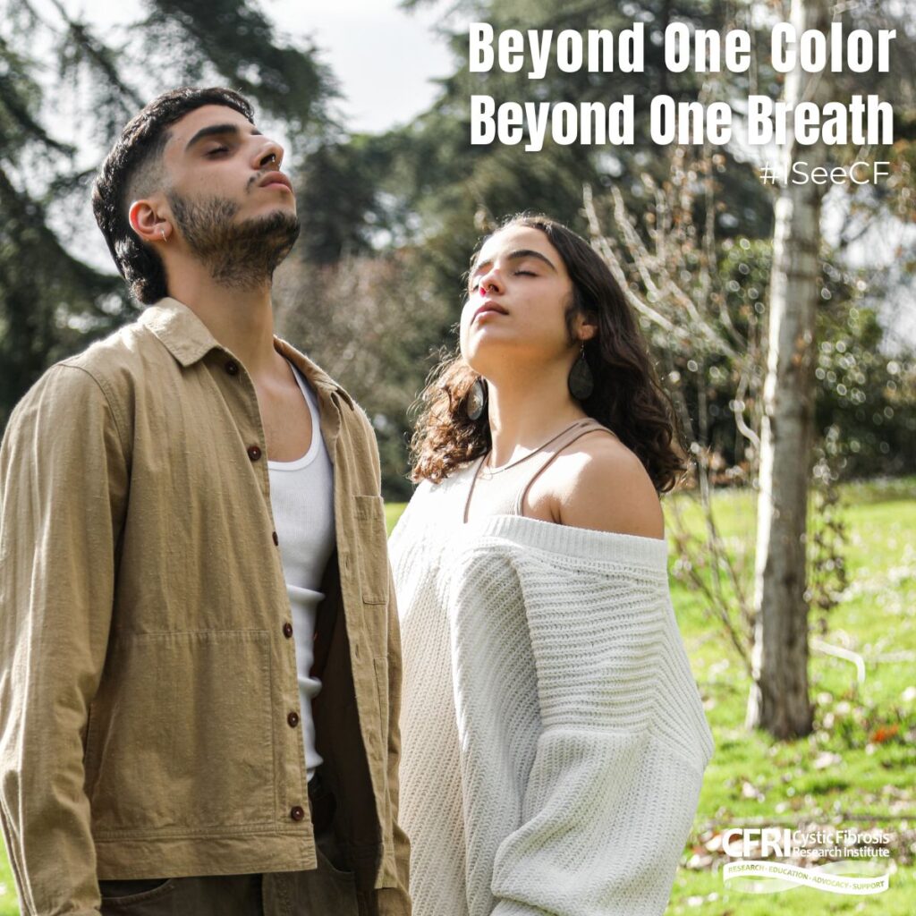 CFRI_I See CF 4 Two young people breathing in