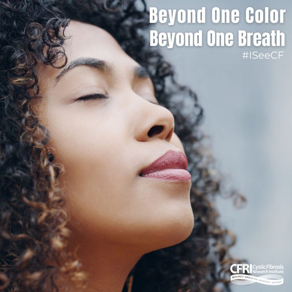 CFRI_I See CF 5 African American woman breathing in