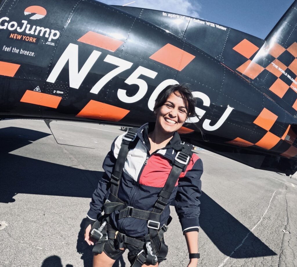 Skydiving with purpose, grief, and fearlessness